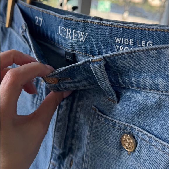 J. Crew Sailor Denim Trousers in Blue River, Women’s 27 - Picture 2 of 9